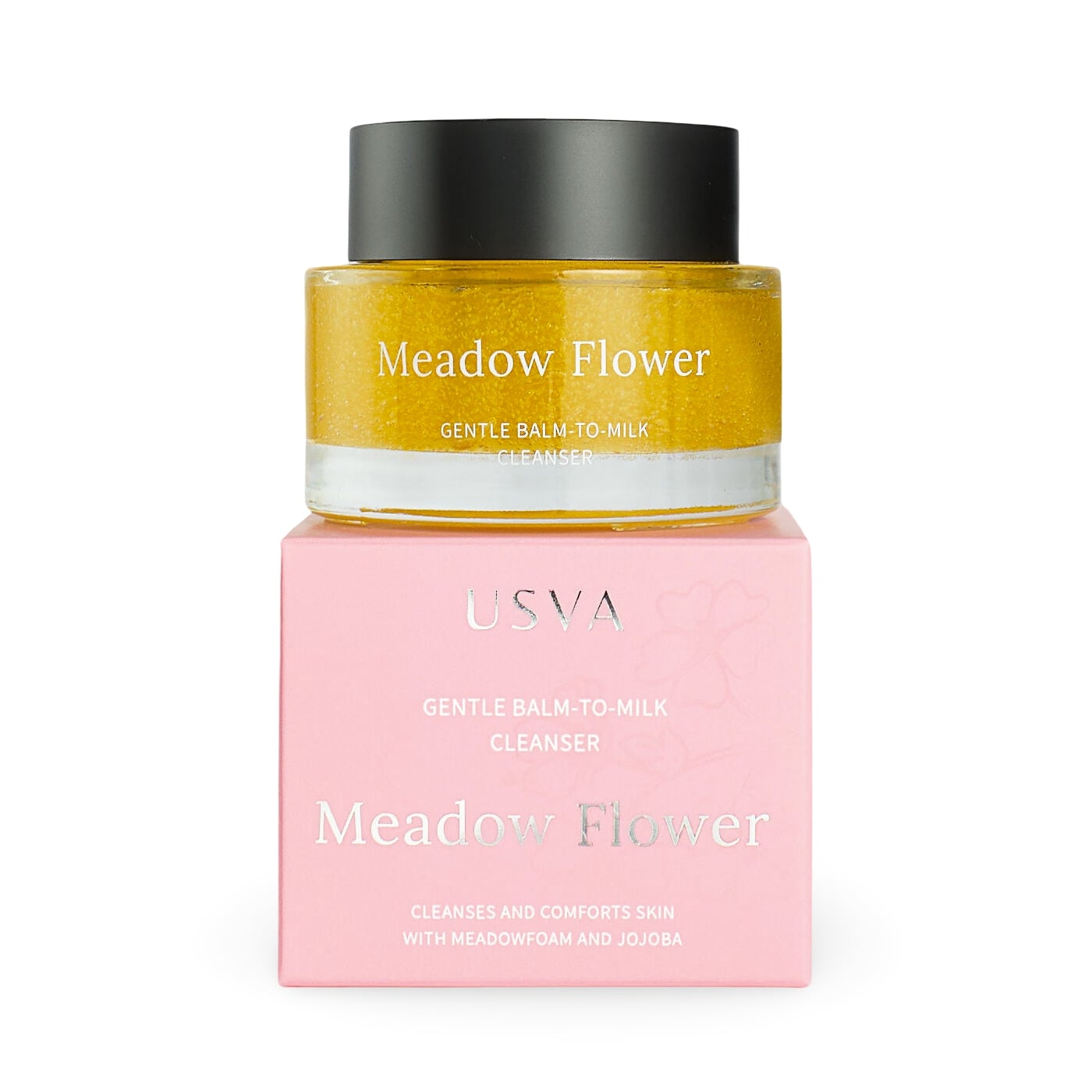 Usva Cosmetics Meadow Flower Balm - to - Milk puhdistusvoide, 50 ml - 4Organic Store (Luomukaista)