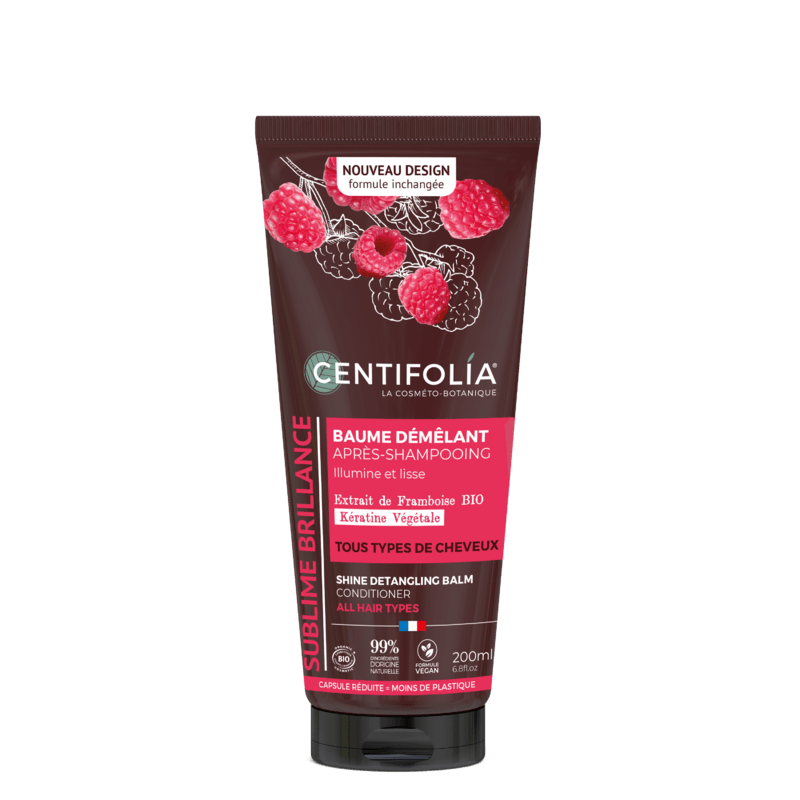 UUTTA! Centifolia Vadelma - kiiltoa lisäävä hoitoaine kaikille hiustyypeille, 200 ml - 4Organic Store (Luomukaista)