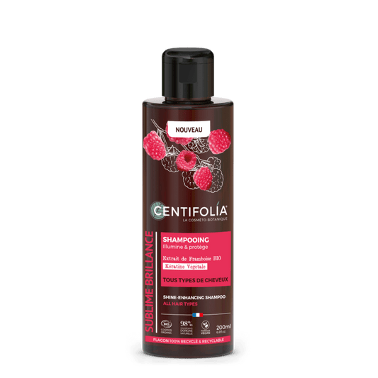 UUTTA! Centifolia Vadelma - kiiltoa lisäävä shampoo kaikille hiustyypeille, 200 ml - 4Organic Store (Luomukaista)