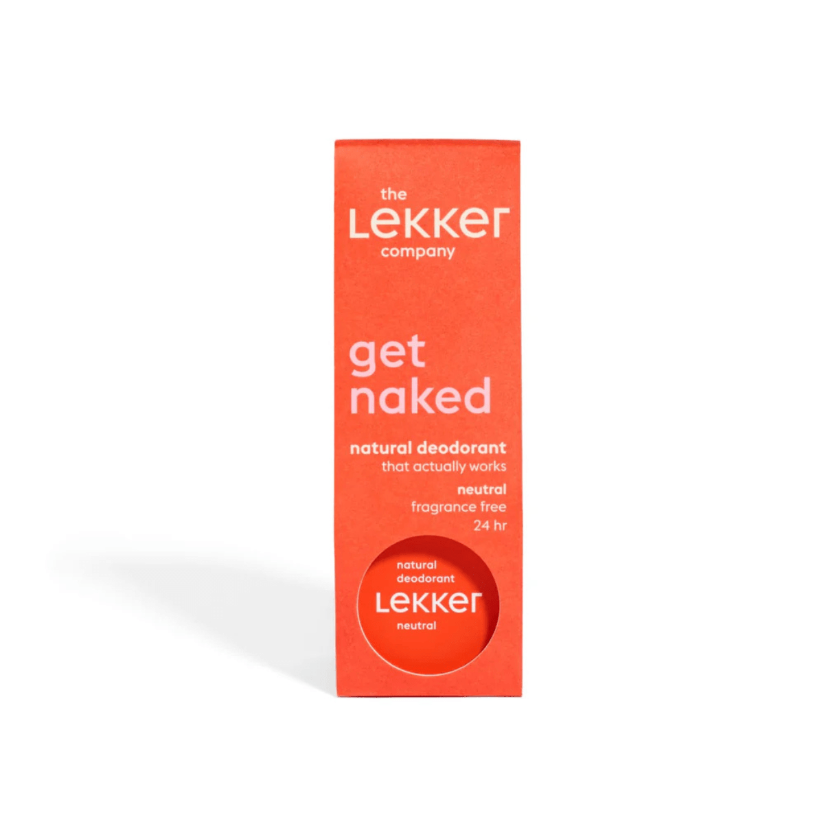 UUTTA! Lekker Get Naked Deo Cream - hajusteeton voidemainen deodorantti, 30g - 4Organic Store (Luomukaista)