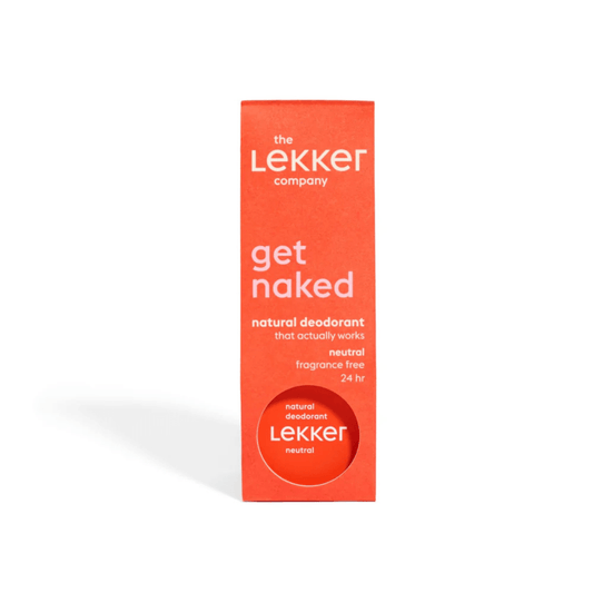 UUTTA! Lekker Get Naked Deo Cream - hajusteeton voidemainen deodorantti, 30g - 4Organic Store (Luomukaista)