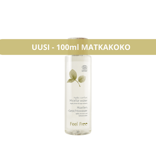 UUTTA! MATKAKOKO! Feel Free Hydro Comfort Micellar Water - misellivesi, 100 ml - 4Organic Store (Luomukaista)
