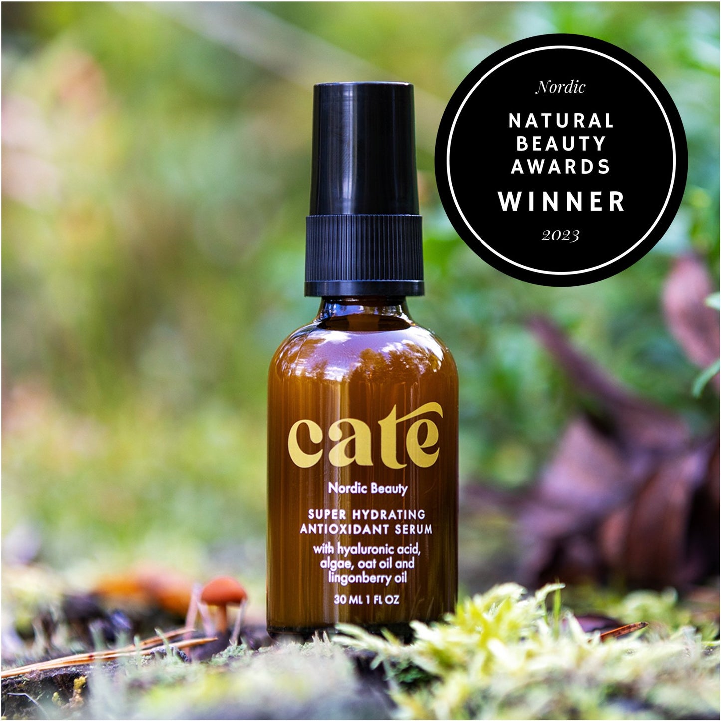 UUTUUS! Cate Nordic Beauty Super Hydrating Antioxidant Serum tehokosteuttava seerumi - 4Organic Store (Luomukaista)