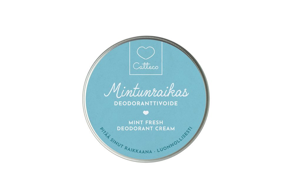 UUTUUS! Catteco Mintunraikas Deodoranttivoide - 4Organic Store (Luomukaista)