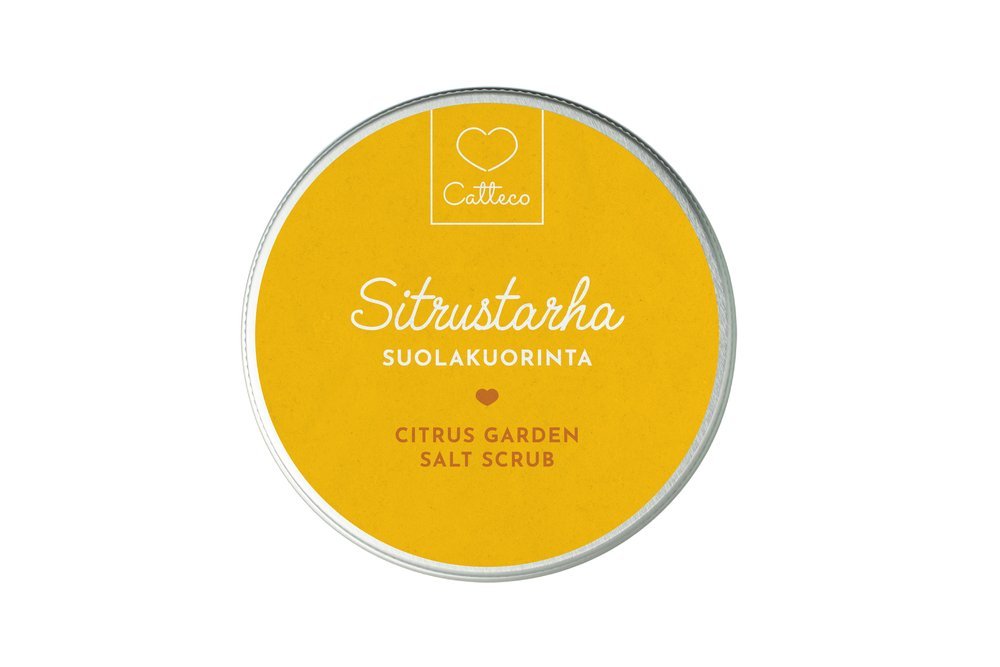 UUTUUS! Catteco Suolakuorinta Sitrustarha 150g - 4Organic Store (Luomukaista)