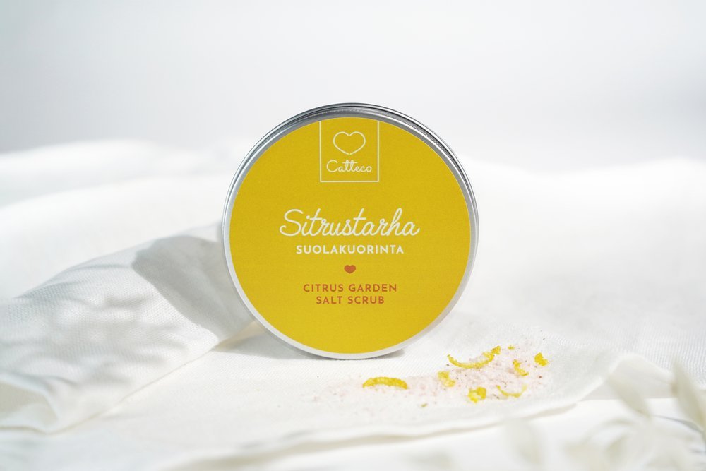 UUTUUS! Catteco Suolakuorinta Sitrustarha 150g - 4Organic Store (Luomukaista)