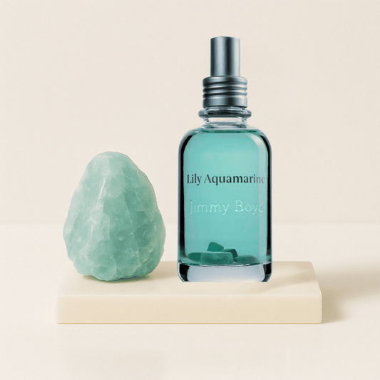 UUTUUS! Jimmy Boyd Crystal Energy Parfum - Lily Aquamarine, 100ml - 4Organic Store (Luomukaista)
