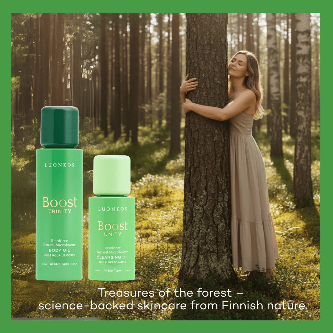 UUTUUS! Luonkos Boost puhdistusöljy kasvoille metsämikrobeilla, 100 ml - 4Organic Store (Luomukaista)