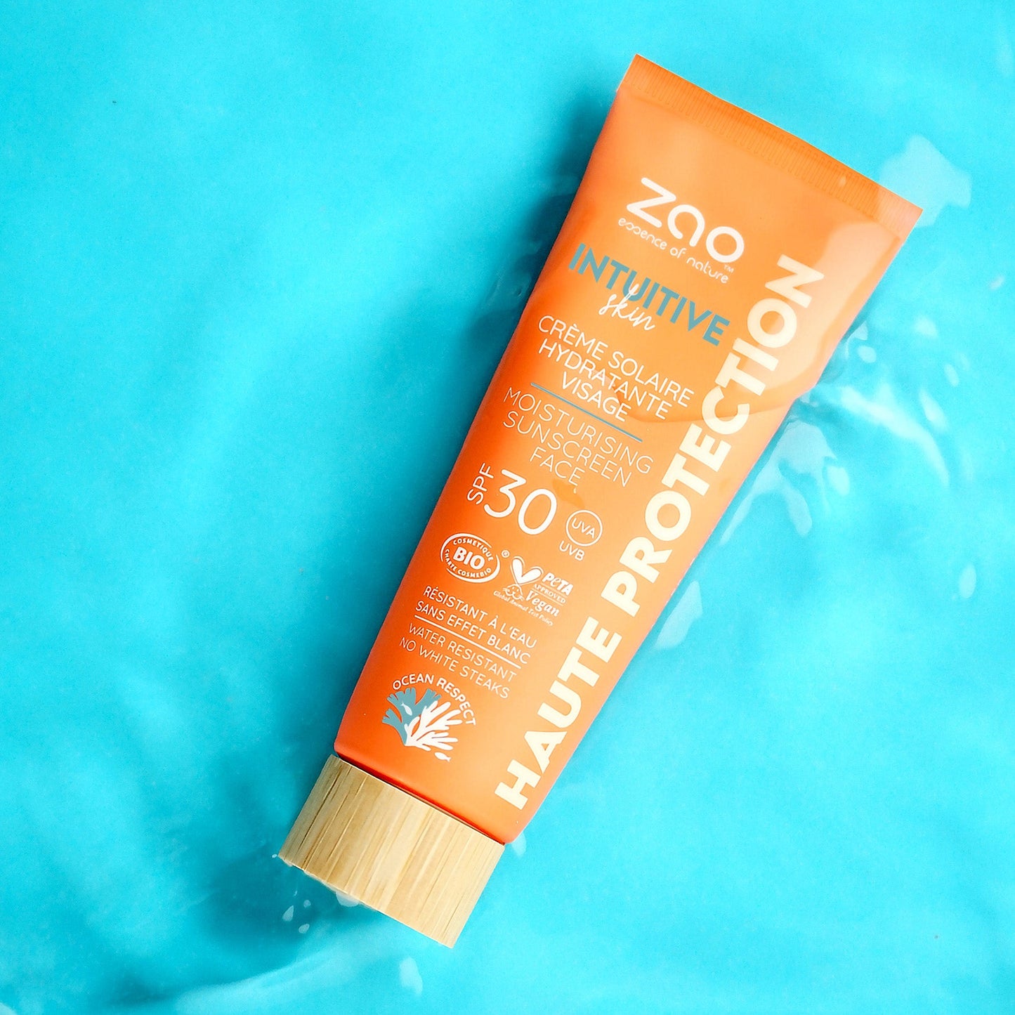 Zao Intuitive Skin Moisturising Sunscreen aurinkovoide kasvoille spf 30 - 4Organic Store (Luomukaista)