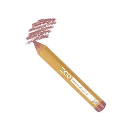 Zao Make - Up Jumbo Lip & Cheek Pencil 584 Rosewood, huuli - ja poskipunakynä - 4Organic Store (Luomukaista)