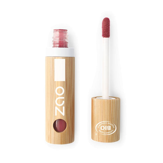 Zao Make-Up Lip Polish nestemäinen kiiltävä huulipuna 036 Cherry Red - 4Organic Store (Luomukaista)