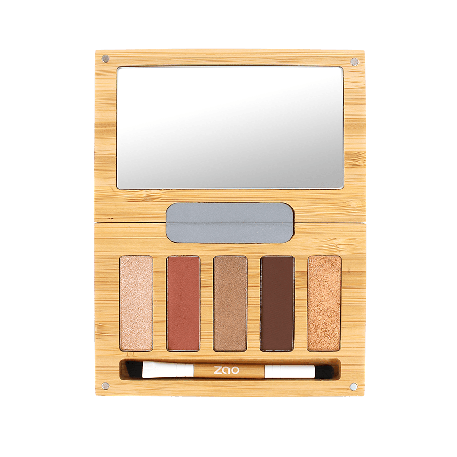 Zao Make - up Palette Spicy Chic, luomiväripaletti - 4Organic Store (Luomukaista)