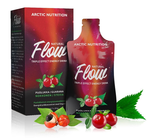 Arctic Nutrition Flow-juoma - energiaa, rasvanpolttoa ja suojaa UUTUUS! - 4Organic Store