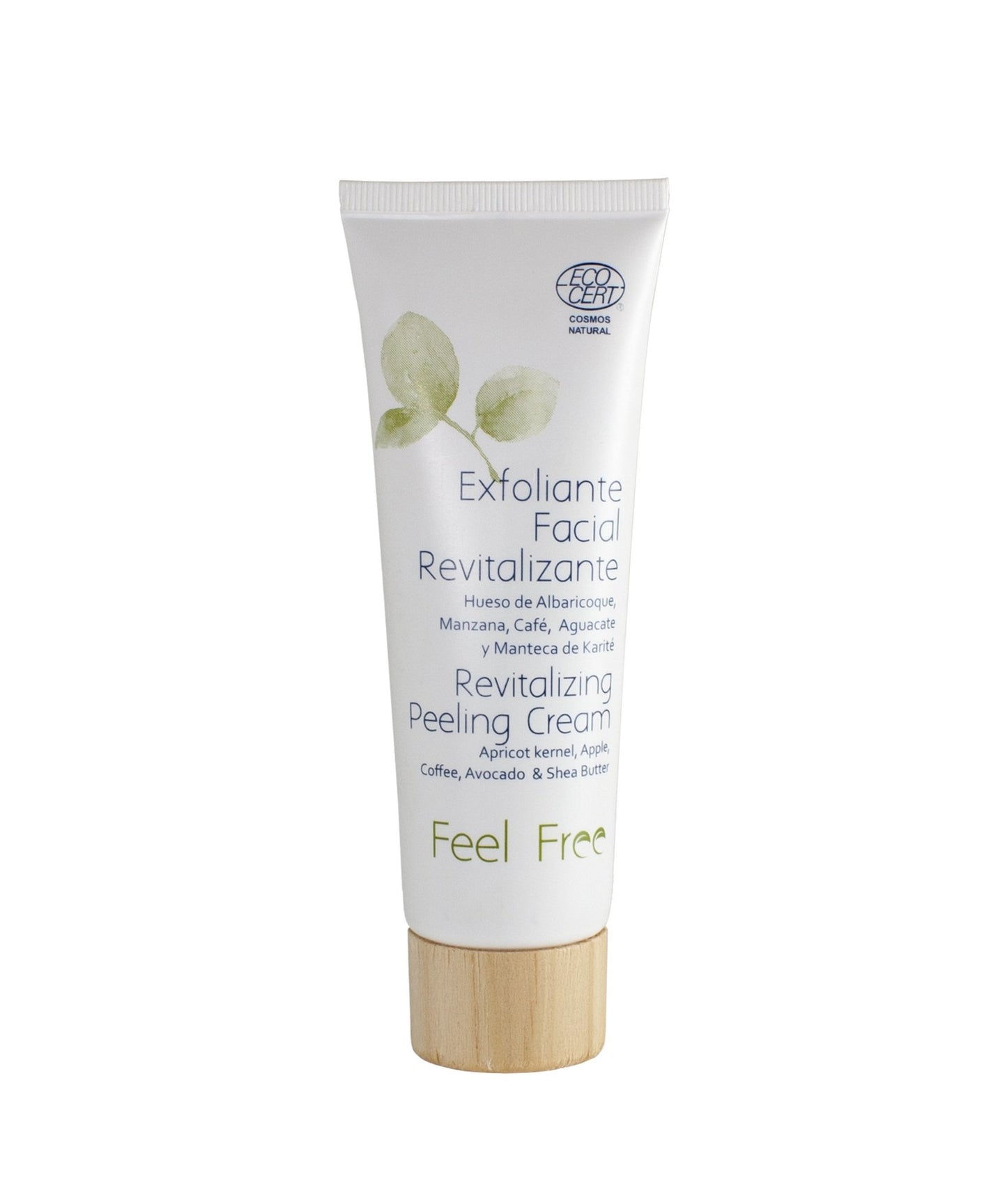Feel Free Revitalizing Peeling Cream - silottava kuorintavoide, 75ml - 4Organic Store