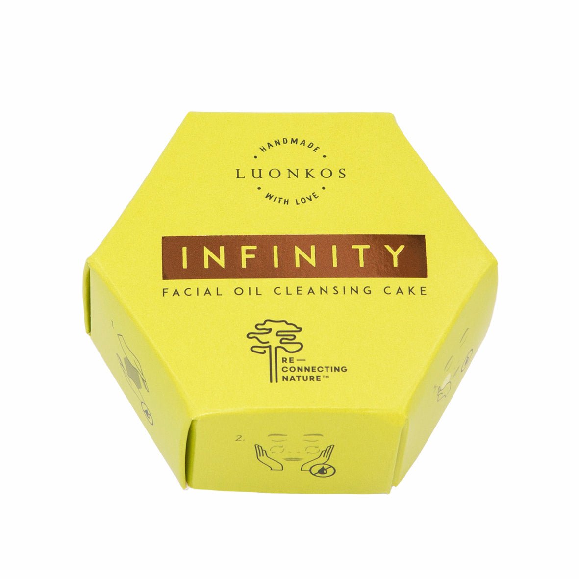 Luonkos Infinity kasvokakku (kasvojen puhdistusaine) - 4Organic Store (Luomukaista)
