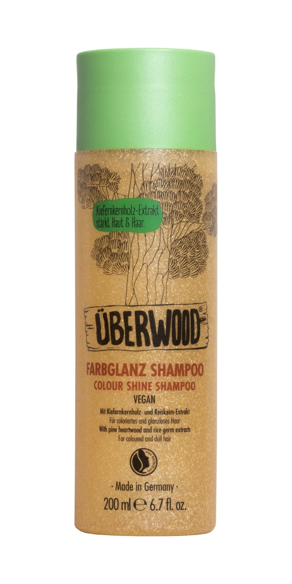 ÜBERWOOD Colour Shampoo - värjätyille hiuksille - 4organic Store