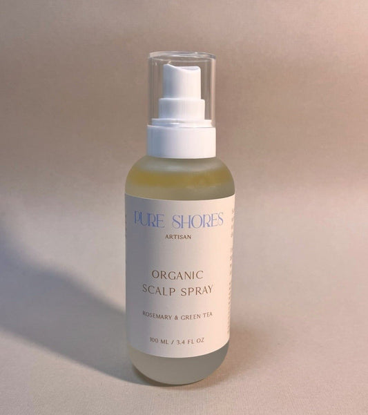 UUTUUS! Pure Shores Organic Scalp Spray, hiuspohjaa rauhoittava hoitosuihke 100ml - 4Organic Store (Luomukaista)